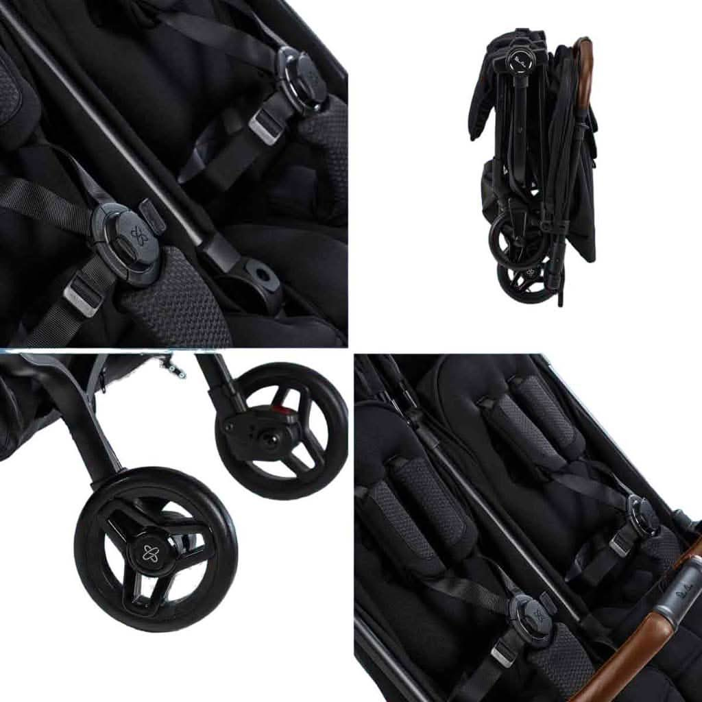 Silver Cross Jet Double Travel Stroller, Black - Available September, ANB BABY