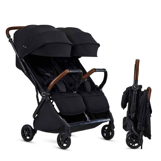 Silver Cross Jet Double Travel Stroller, Black - Available September, ANB BABY