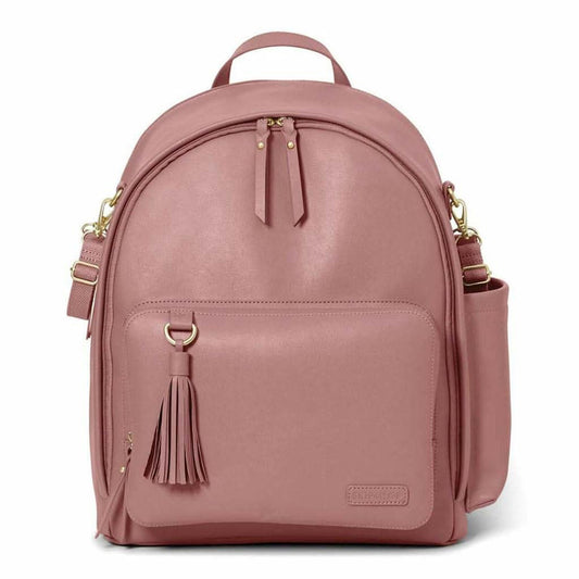 Skip Hop Greenwich Multi - Function Baby Diaper Bag Backpack, Dusty Rose, ANB BABY