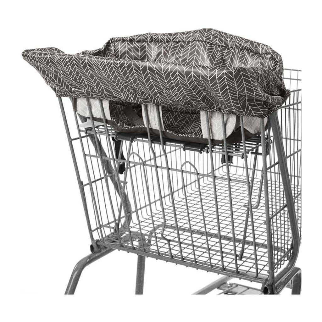 Skip Hop Shopping Cart and Highchair Cover, Grey Feather, ANB BABY