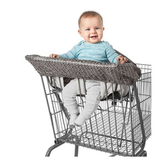 Skip Hop Shopping Cart and Highchair Cover, Grey Feather, ANB BABY