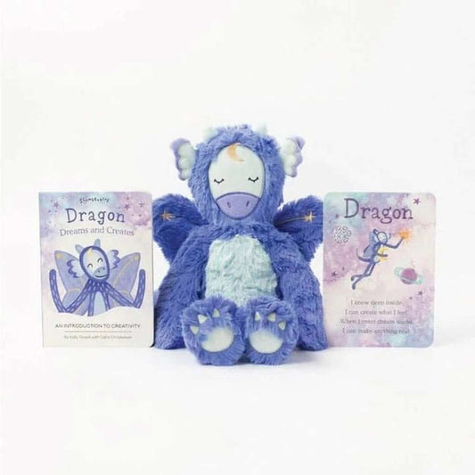 Slumberkins Celestial Blue Dragon Kin, Creativity, Blue, ANB BABY