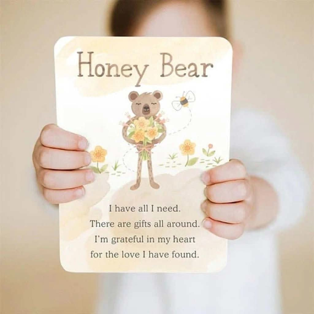 Slumberkins Honey Bear Kin, Gratitude, Honey, ANB BABY