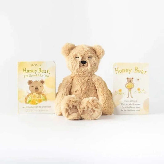 Slumberkins Honey Bear Kin, Gratitude, Honey, ANB BABY