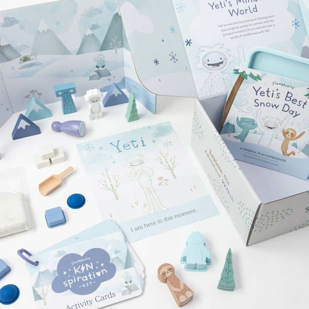 Slumberkins Kinspiration Kit, Mindful Play with Yeti, ANB BABY