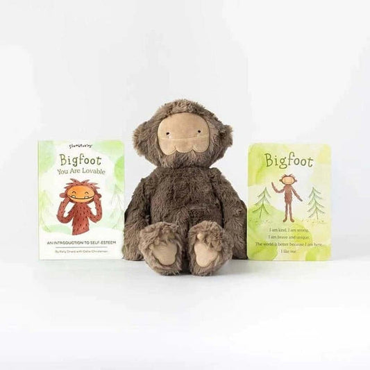 Slumberkins Maple Bigfoot Kin, Self Esteem, Brown - ANB Baby