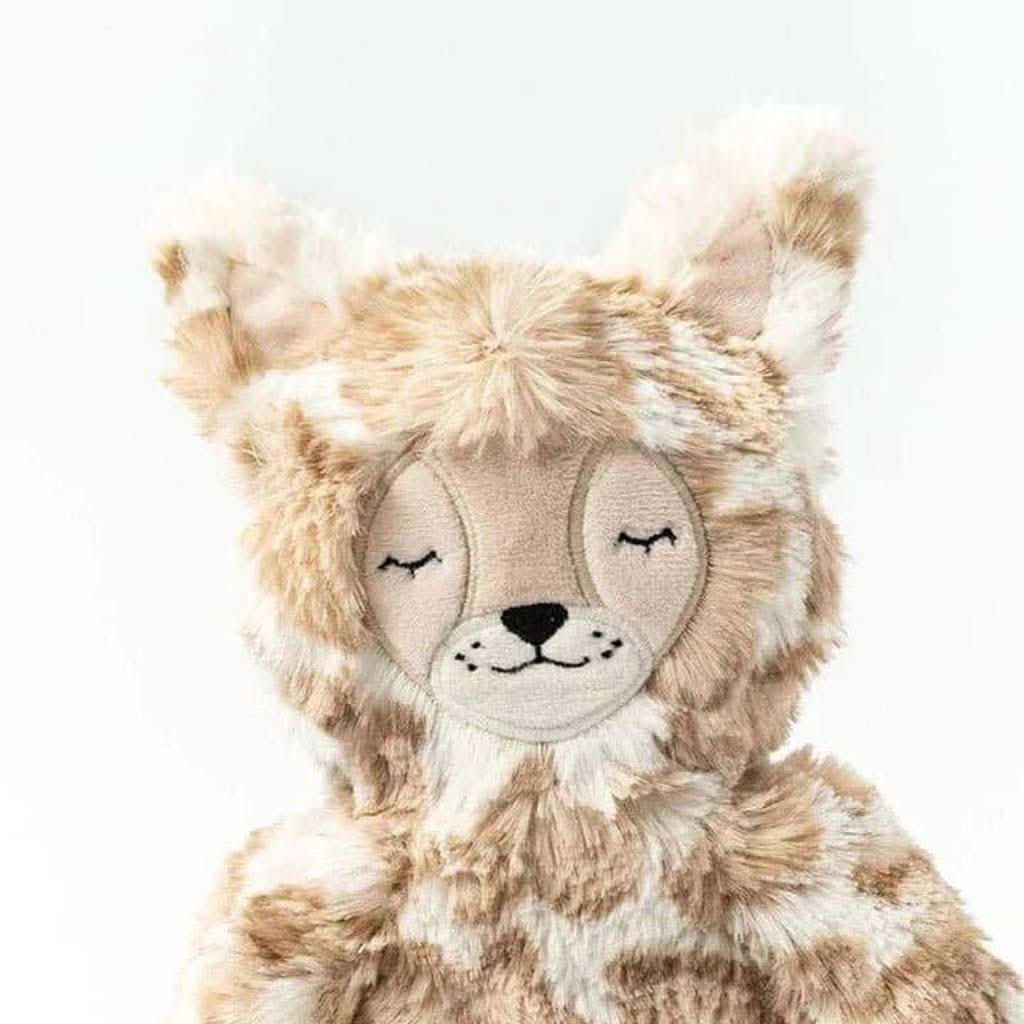 Slumberkins Spotted Beige Lynx Kin, Self Expression, Ivory, ANB BABY