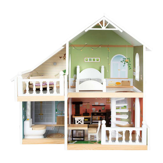 Small Foot Dollhouse Toy with Roof Terrace, ANB BABY