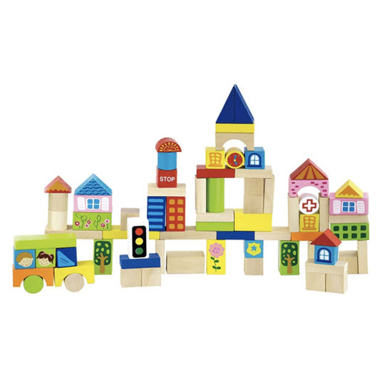 Small World Toys In The City Blocks 75 Pieces Set, ANB BABY