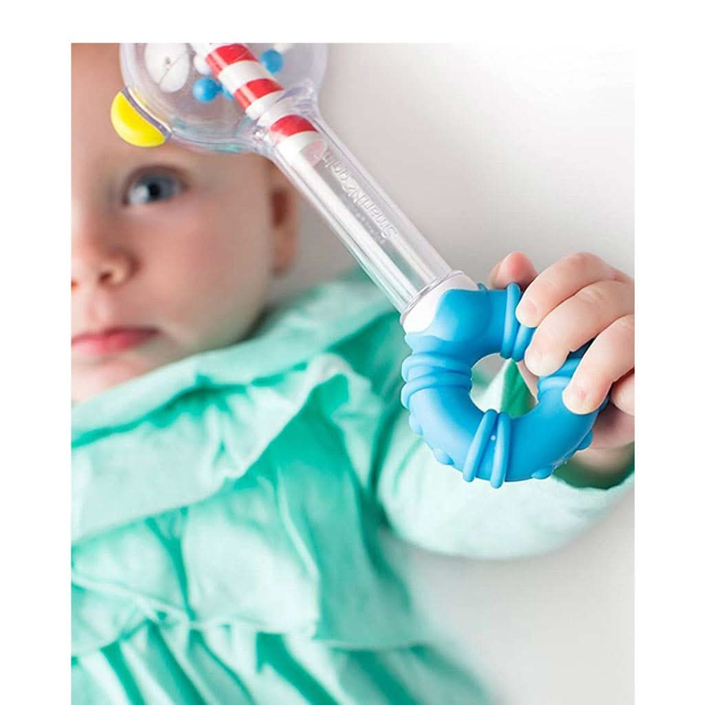 SmartNoggin NogginSeek Peek & Seek Rattle Baby Toy, ANB BABY