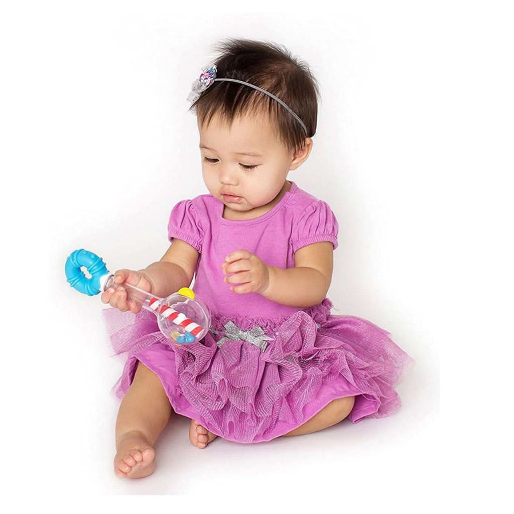 SmartNoggin NogginSeek Peek & Seek Rattle Baby Toy, ANB BABY