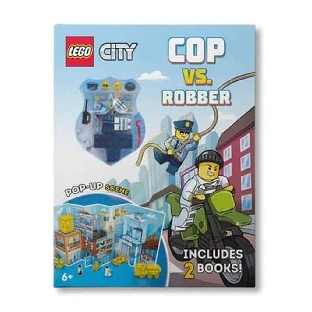 Sourcebooks Lego City Cop vs. Robber Hardcover, ANB BABY