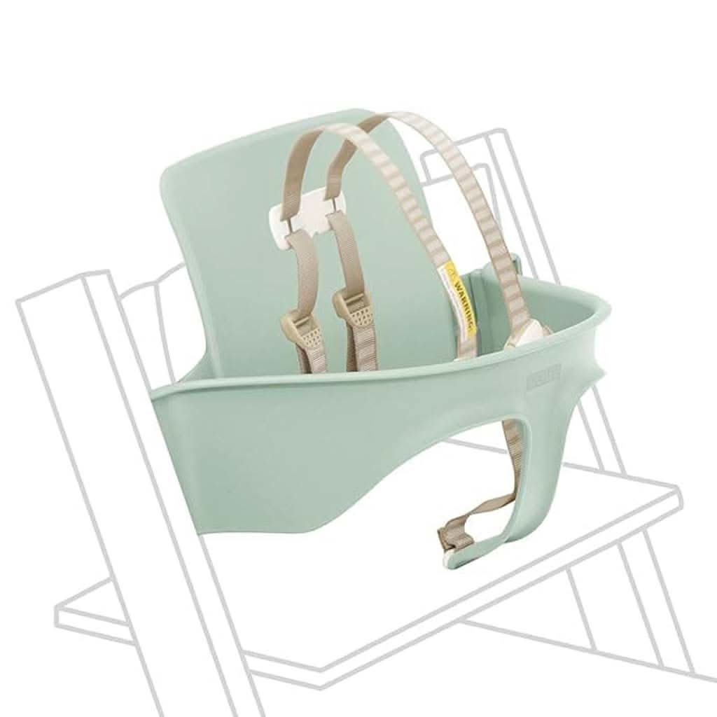 Stokke Adjustable Ergonomic Tripp Trapp Baby Set with Harness Soft Mint