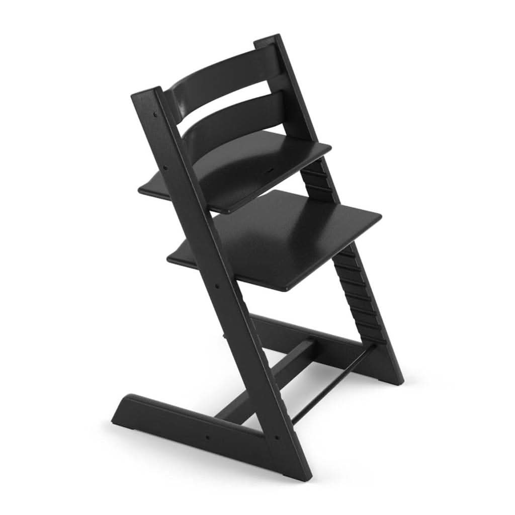 Stokke Beech Wood Ergonomic 2019 Tripp Trapp High Chair, Oak Black, ANB BABY