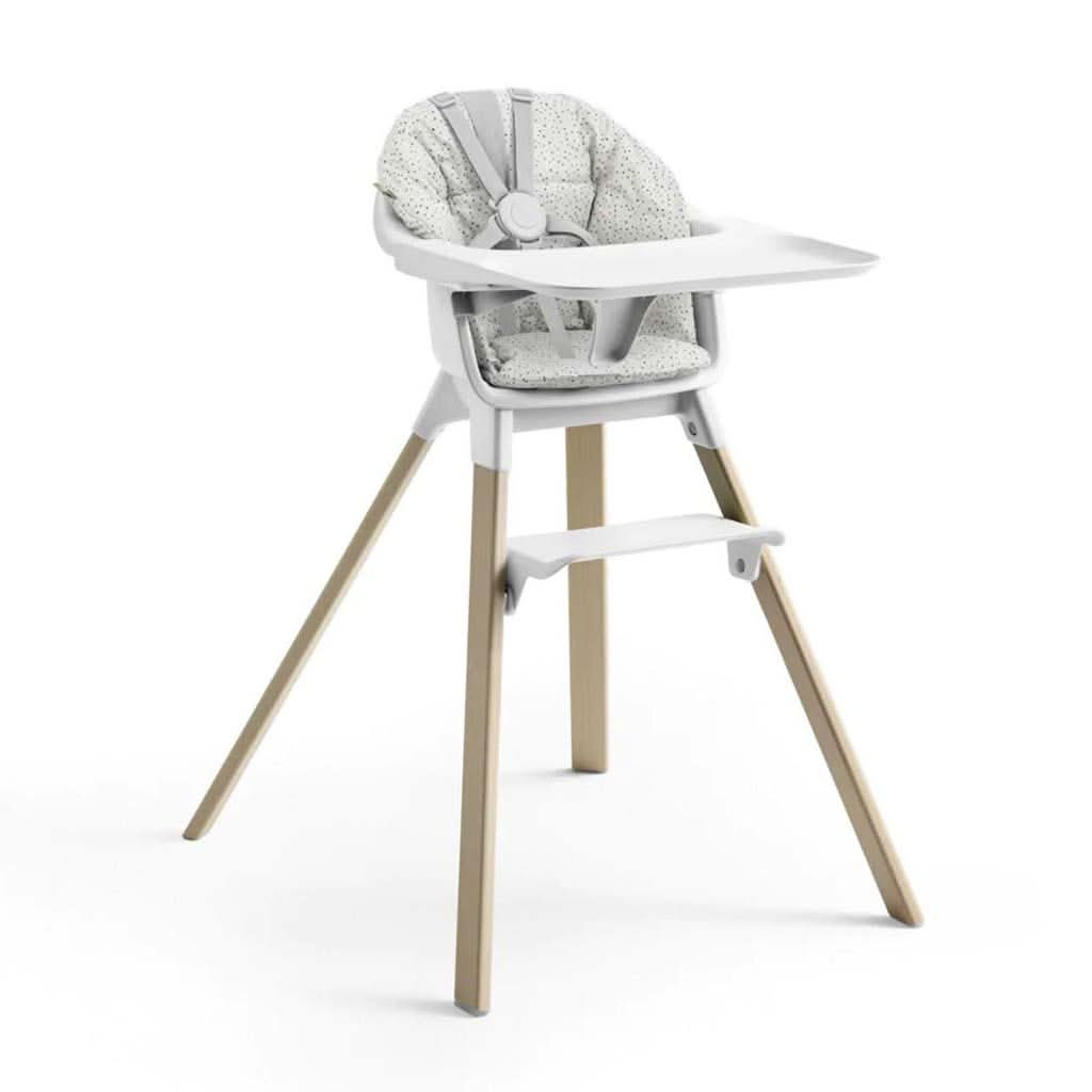 Stokke Clikk High Chair with Travel Bag, White, ANB BABY