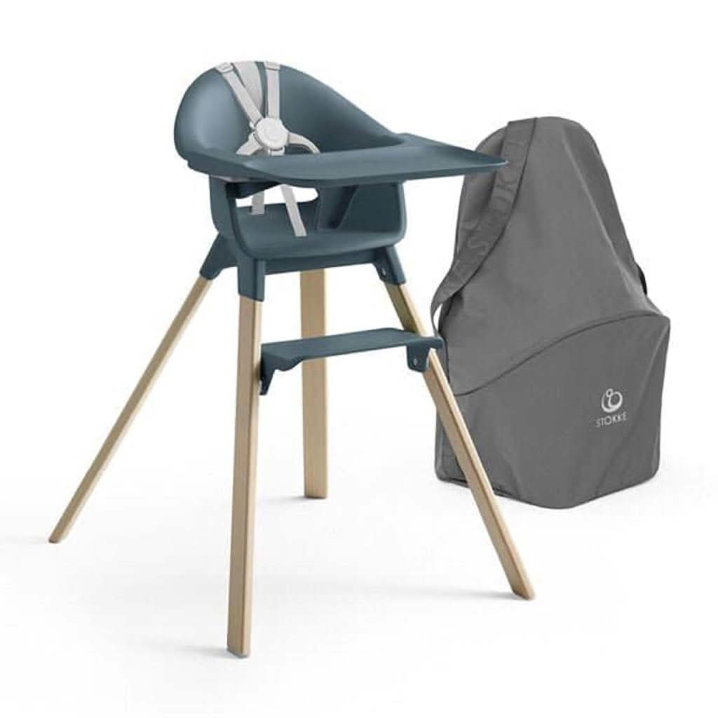 Stokke Clikk High Chair with Travel Bag, White, ANB BABY