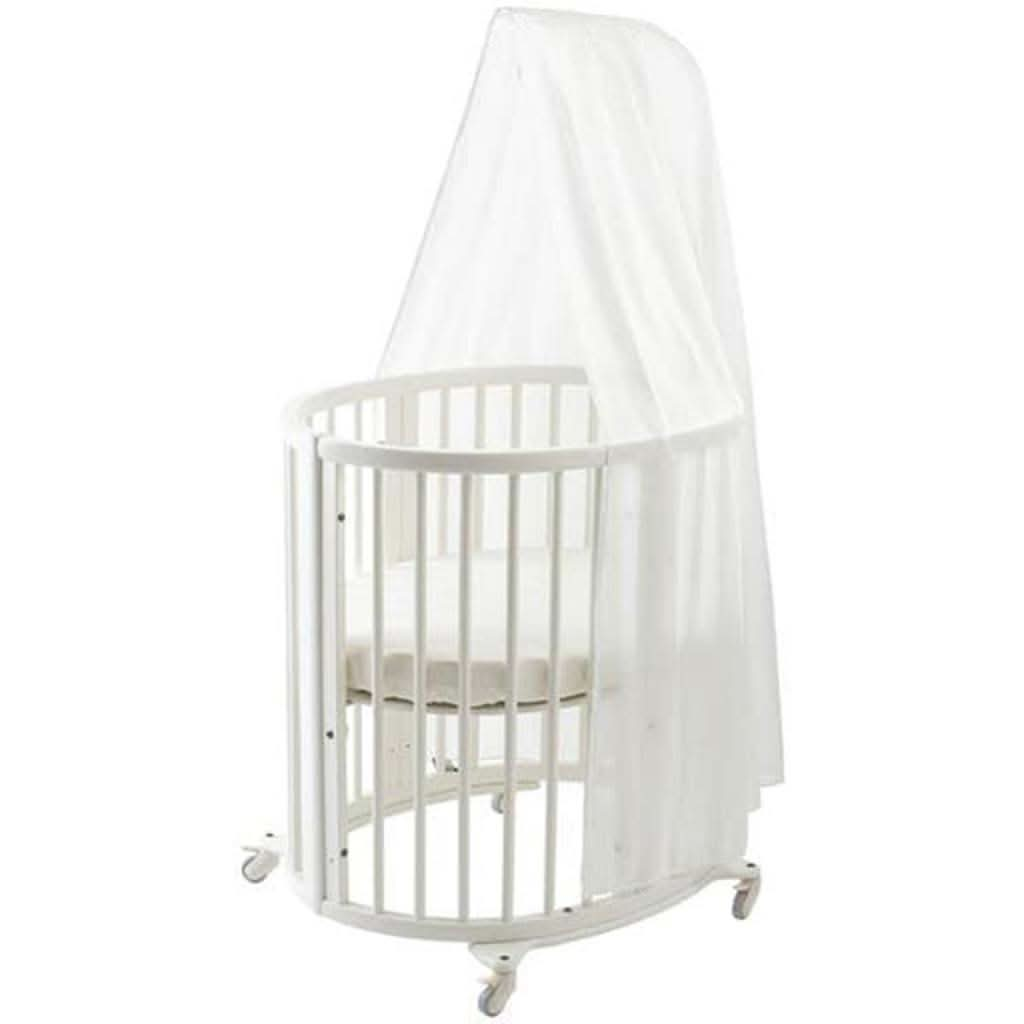 STOKKE Sleepi Mini Bundle With Mattress and Drape Rod, ANB BABY