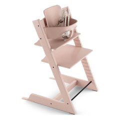 Stokke Tripp Trapp Adjustable Wooden Baby High Chair Set with Baby Seat and Harness, ANB BABY