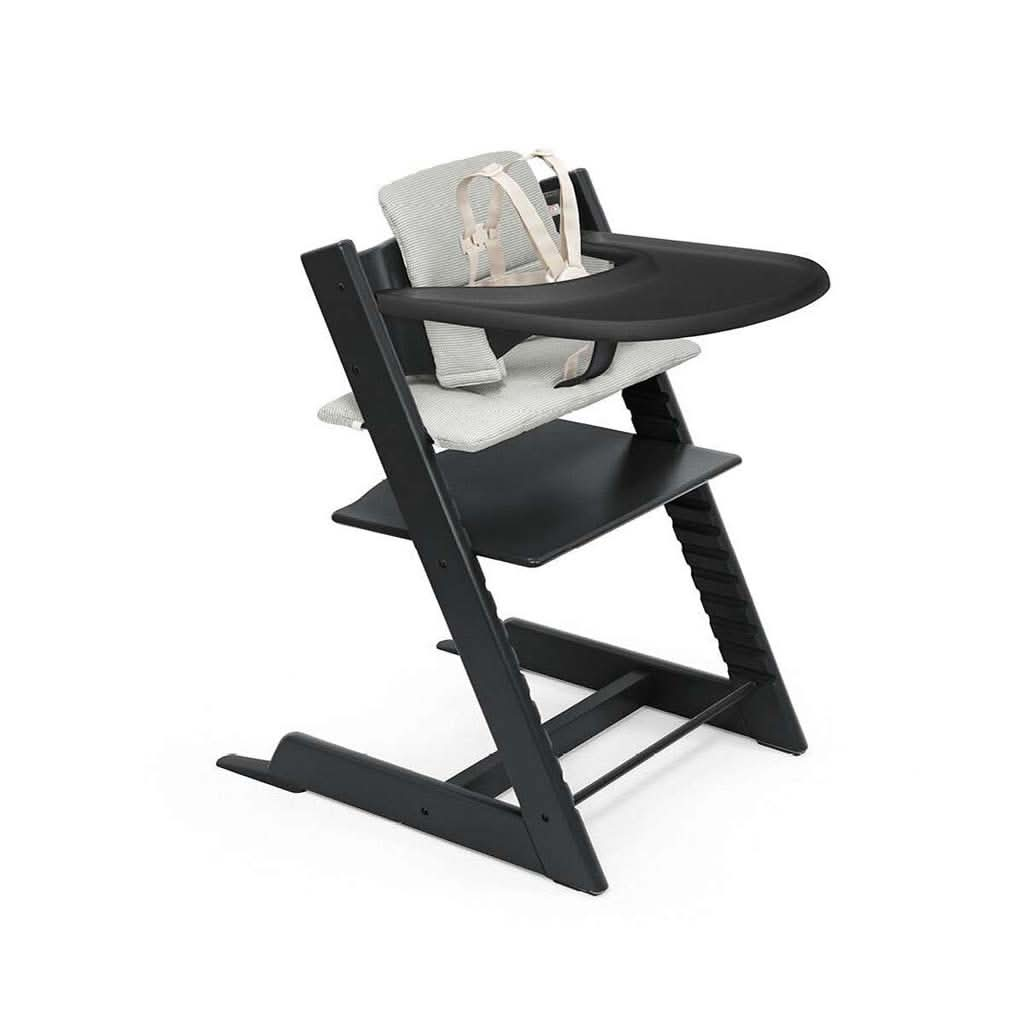 Stokke Tripp Trapp High Chair 2 with Cushion and Stokke Tray, ANB BABY