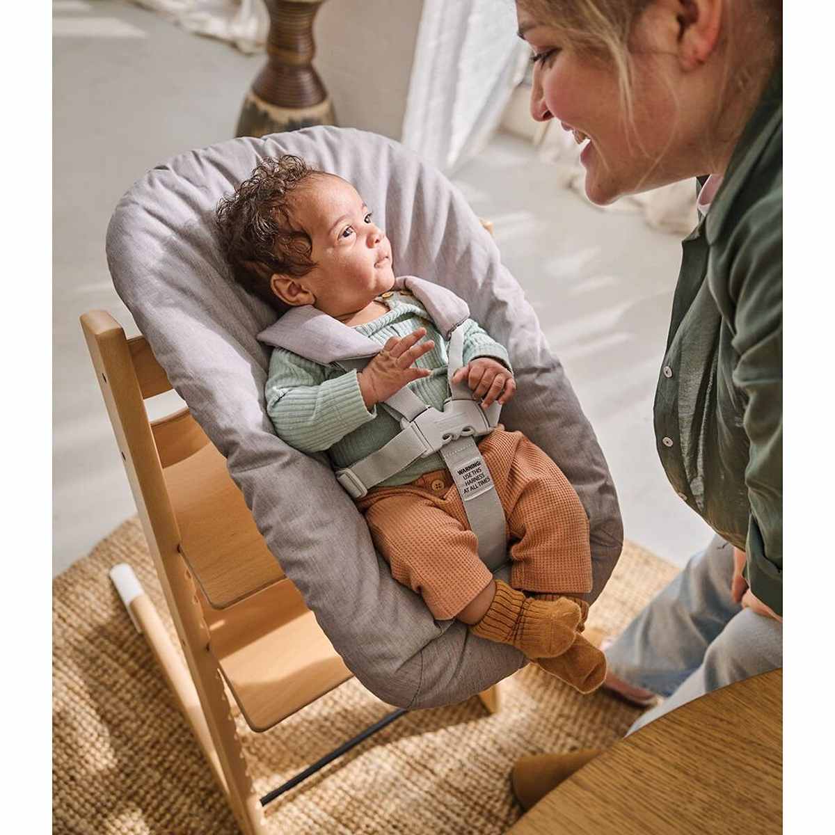 Stokke Tripp Trapp High Chair 2 with Cushion, Newborn Set and Stokke Tray, ANB BABY