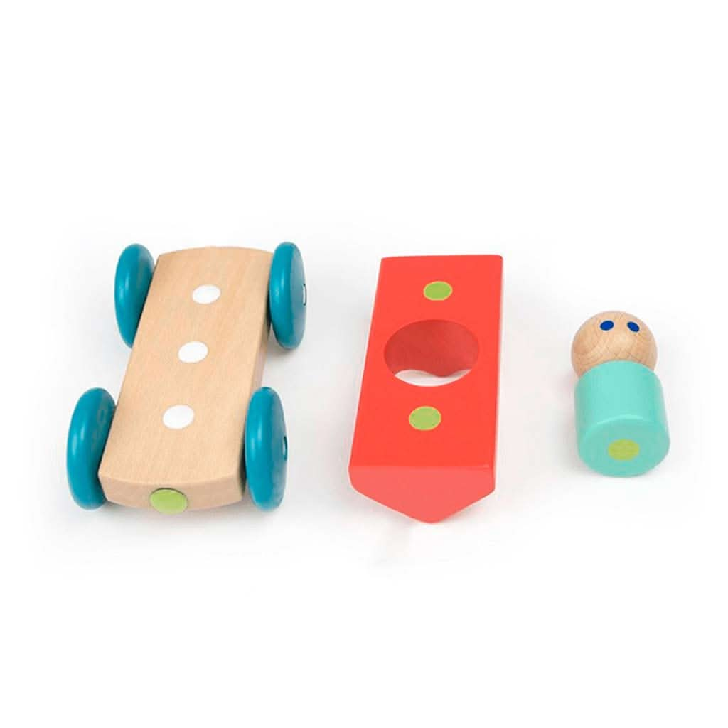 Tegu Magnetic Racer Building Block Set 3 - Piece, ANB BABY