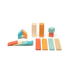 Tegu Magnetic Wooden Block Set, Sunset 14 - 42 Piece Sets, ANB BABY