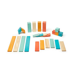 Tegu Magnetic Wooden Block Set, Sunset 14 - 42 Piece Sets, ANB BABY