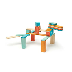 Tegu Magnetic Wooden Block Set, Sunset 14 - 42 Piece Sets, ANB BABY