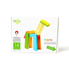 Tegu Magnetic Wooden Block Set, Tints 14 - 42 Piece Sets, ANB BABY