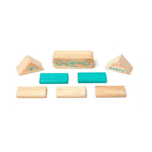 Tegu Robo Magnetic Wooden Block Set, 8 Pieces, ANB BABY