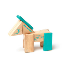 Tegu Robo Magnetic Wooden Block Set, 8 Pieces, ANB BABY