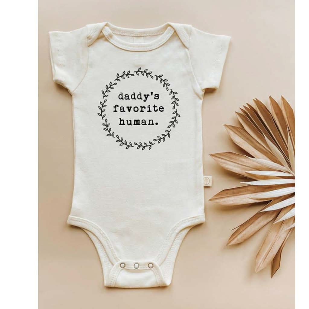 Tenth & Pine Daddy's Favorite Human Organic Cotton Onesie, ANB BABY