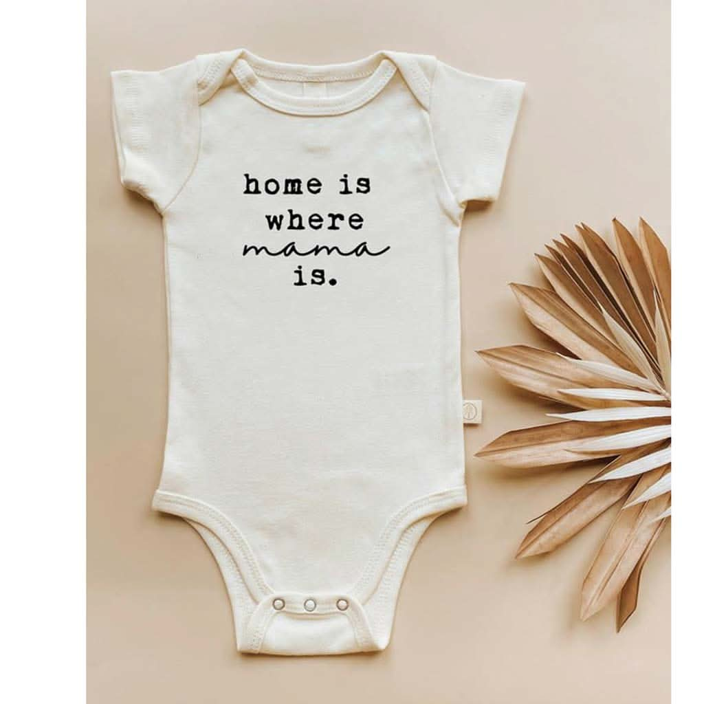 Tenth & Pine Home is Where Mama is Organic Cotton Onesie, ANB BABY