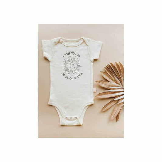 Tenth & Pine I Love You To The Moon and Back Organic Cotton Onesie, ANB BABY