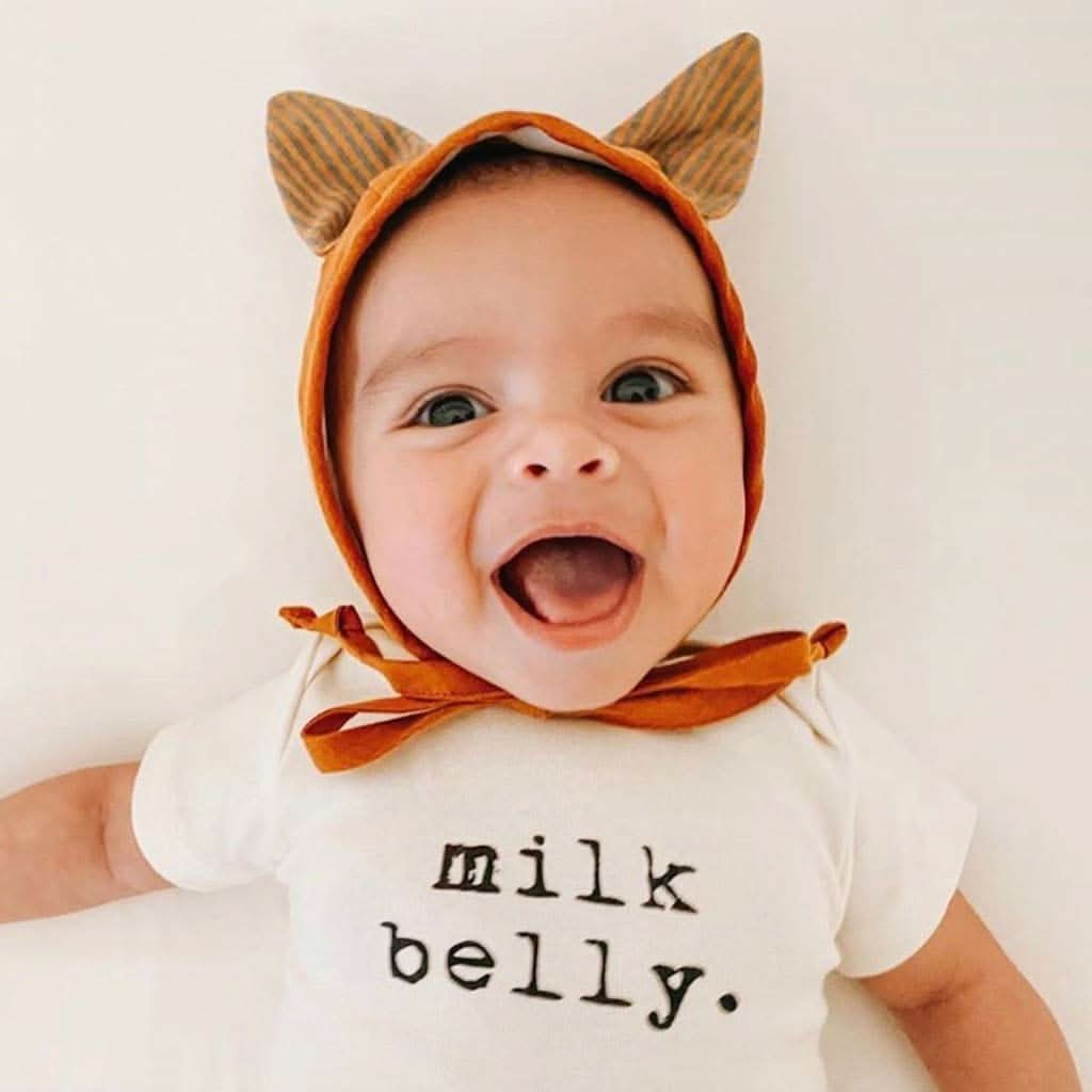 Tenth & Pine Milk Belly Organic Cotton Onesie, ANB BABY