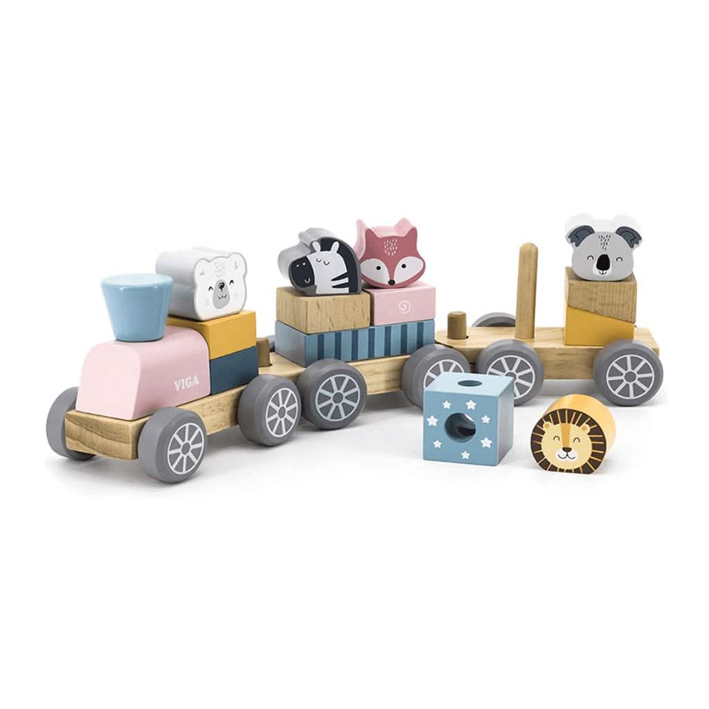 The Original Toy Wooden Stacking Train Toy, ANB BABY