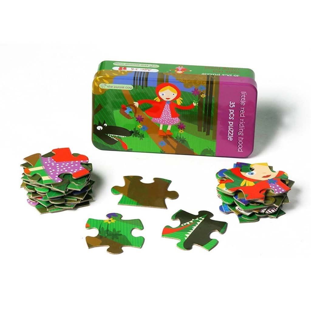 THE PURPLE COW Fairy Tale Little Red Riding Hood Jigsaw Puzzle, ANB BABY