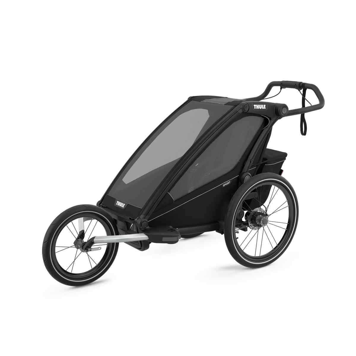 Thule Chariot Sport 1, Midnight Black / Black Frame, 872299048649 - ANB Baby