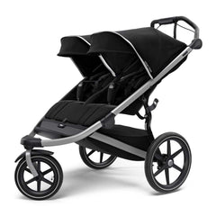 Thule Double Urban Glide 2 Jogging Stroller, Black, ANB BABY