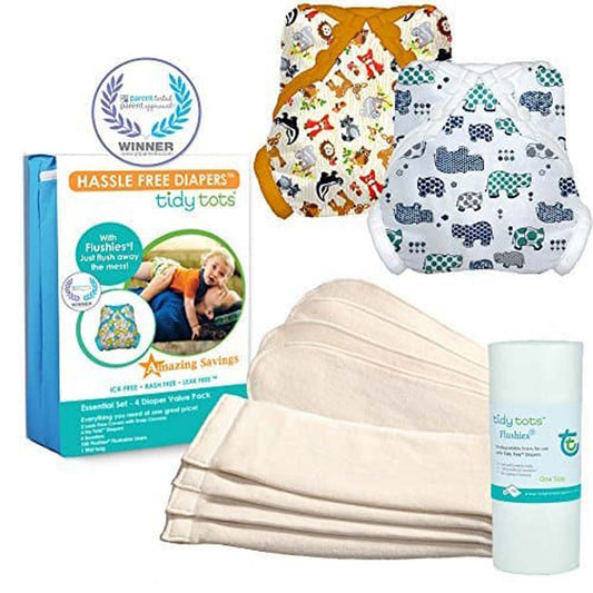 Tidy Tots Essential Set, Hemp, Diaper Set - ANB Baby