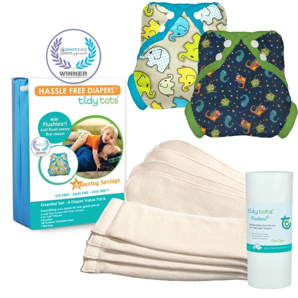 Tidy Tots Essential Set, Stay - Dry, Diaper Set, ANB BABY