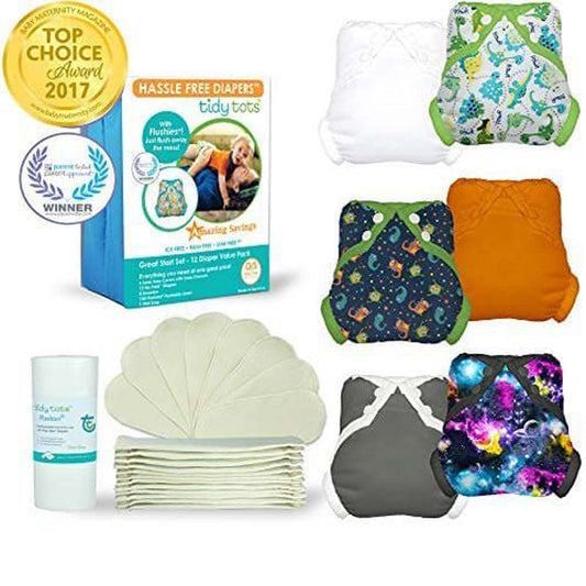 Tidy Tots Great Start Set, Hemp, Diaper Set - ANB Baby