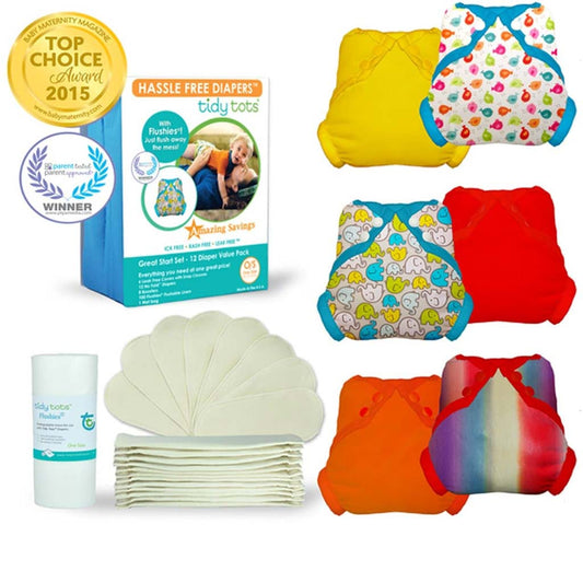 Tidy Tots Great Start Set, Stay-Dry, Diaper Set - ANB Baby