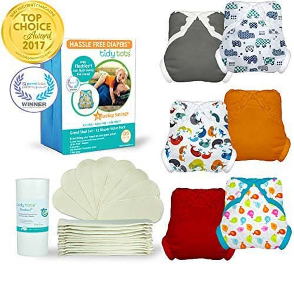 Tidy Tots Great Start Set, Stay - Dry, Diaper Set, ANB BABY