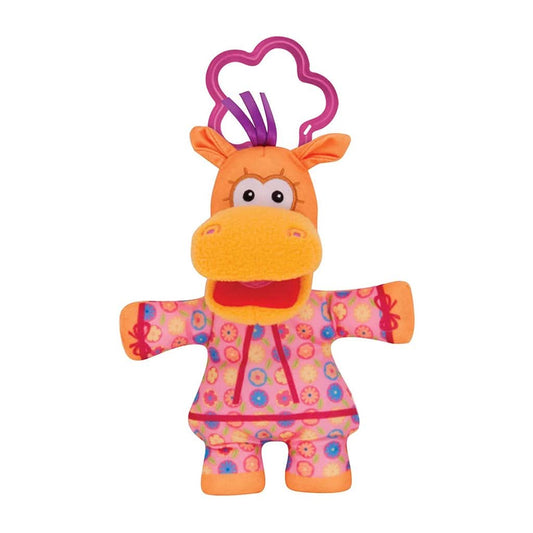 TOMY Pajanimals Stroll n' Go Rattlin' Sweet Pea Sue Plush Toy, ANB BABY