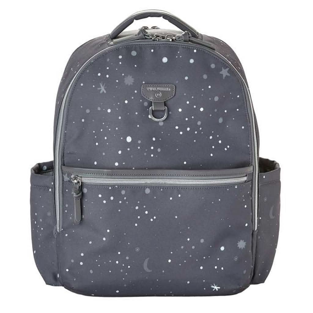 Twelvelittle On - the - Go Backpack, Grey Twinkle Print, ANB BABY