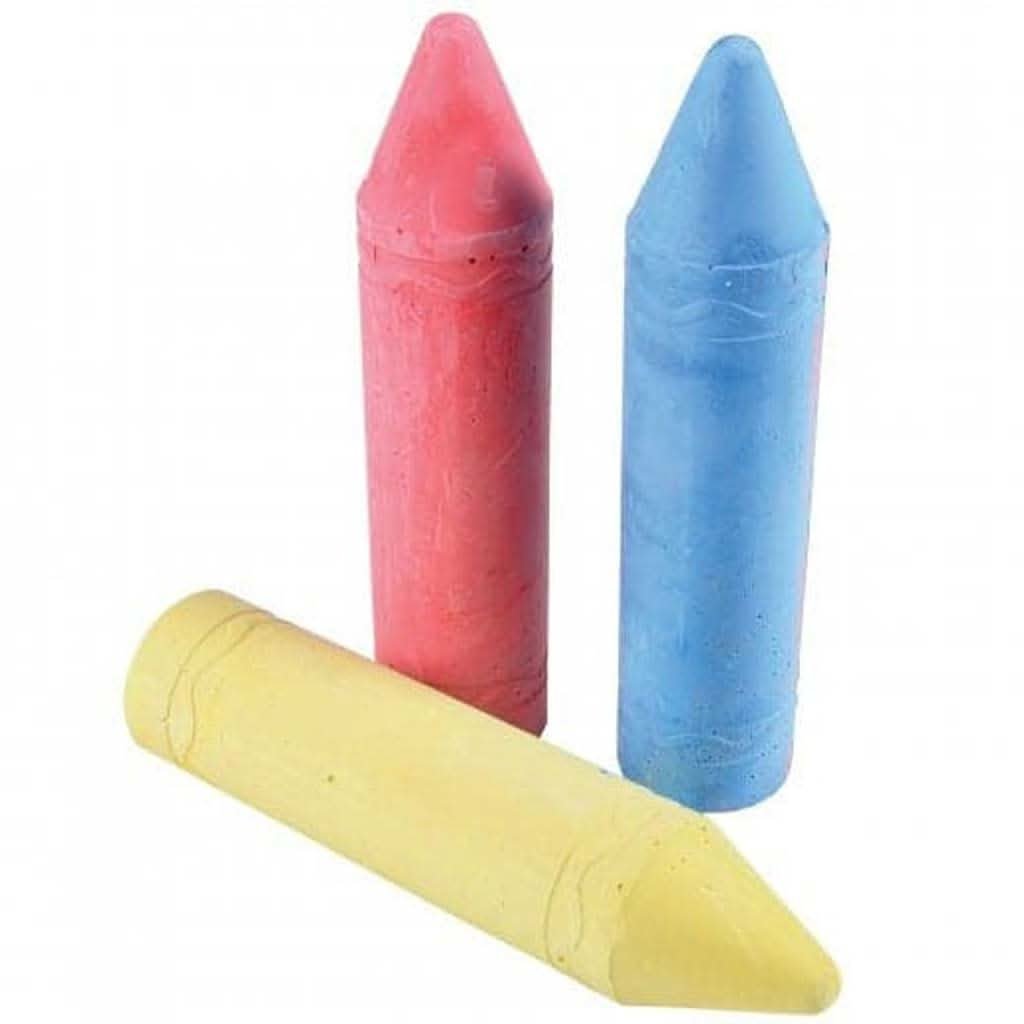 US Toy LM200 3 Piece Giant Sidewalk Chalk, Pack of 3, ANB BABY