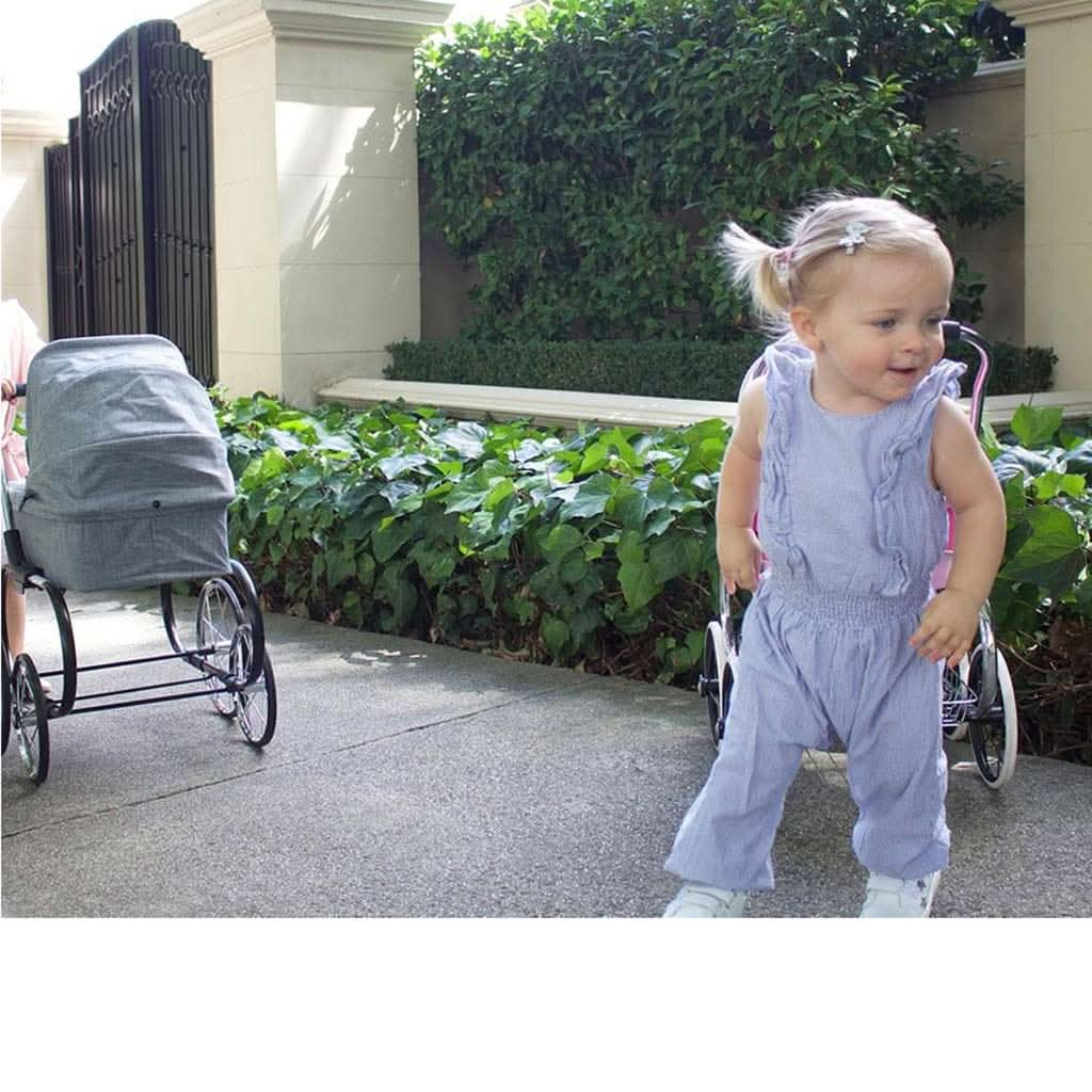 Valco Baby Royale Doll Stroller, Grey Marle, ANB BABY