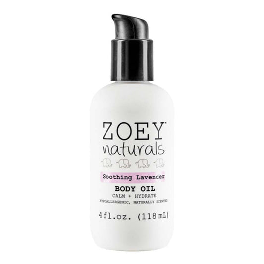 Zoey Naturals Body Oil 4 oz. Soothing Lavender - ANB Baby