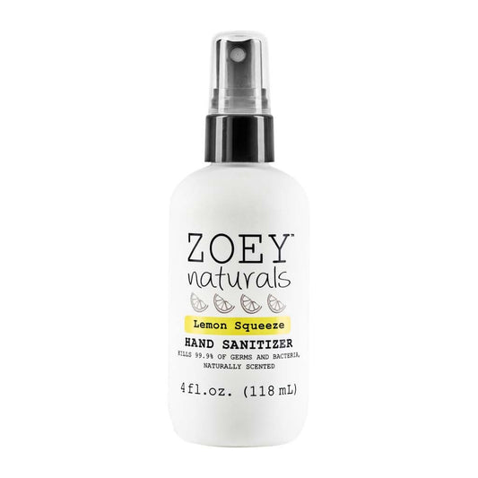 Zoey Naturals Hand Sanitizer 4oz., Lemon Squeeze, ANB BABY